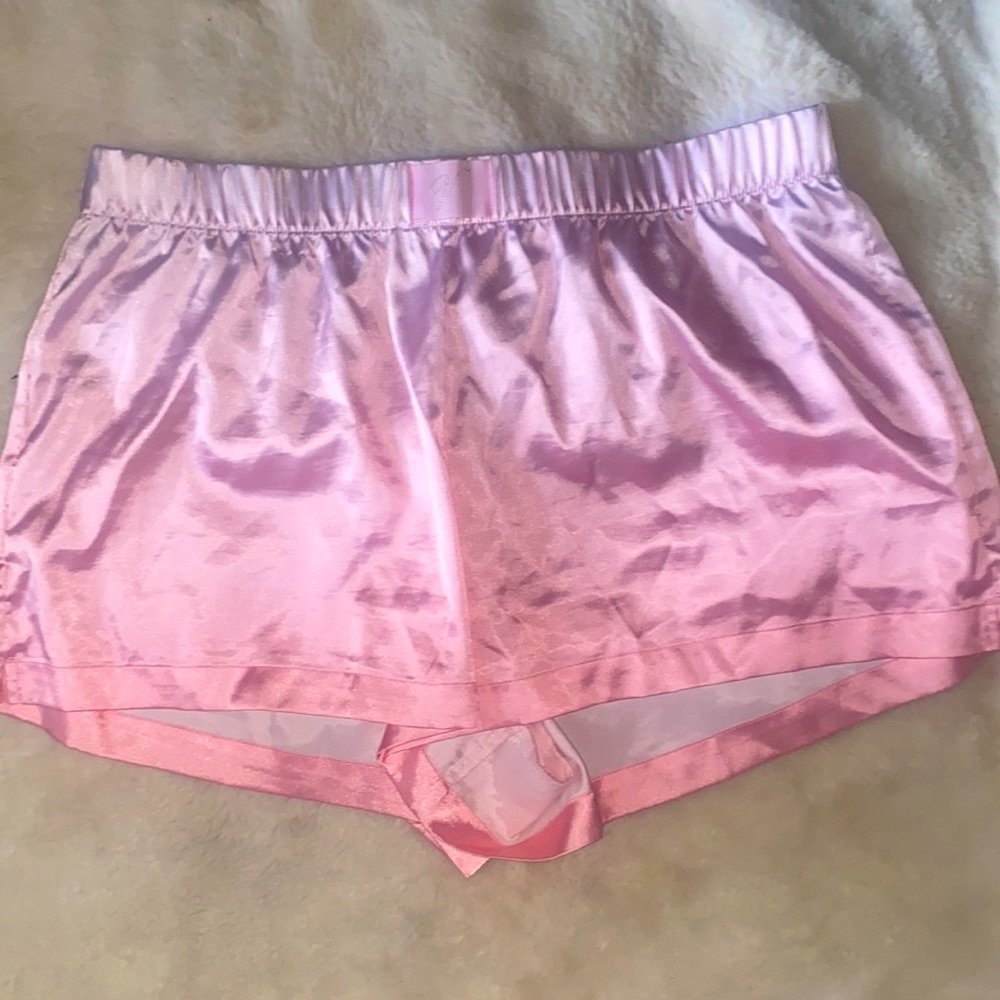 Victoria Secrets | Satin Ombré Pink PJ Shorts | size large